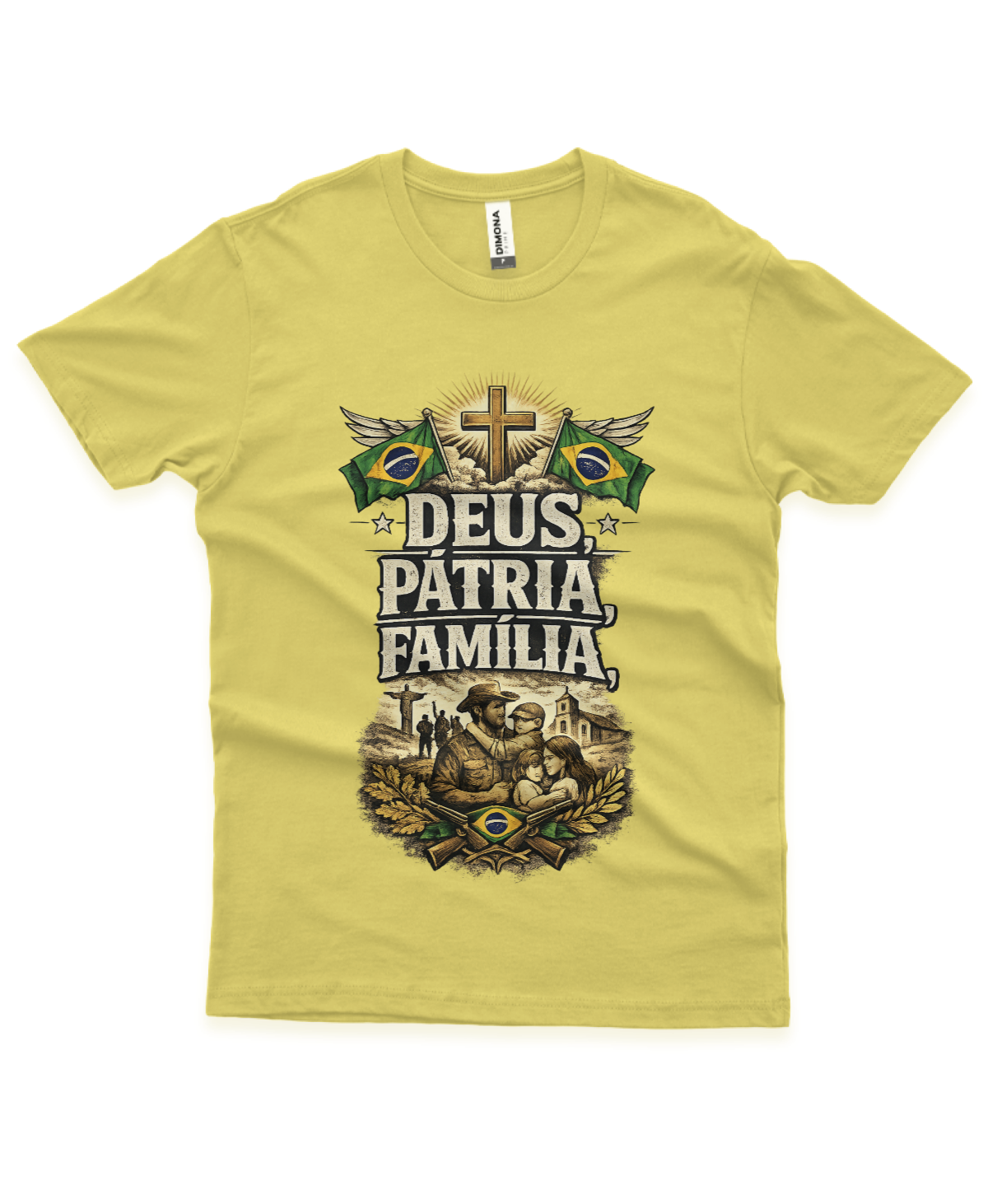 Camiseta - Deus, Pátria e Familia