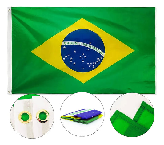 Bandeira do Brasil 1,50cm x 0,90cm