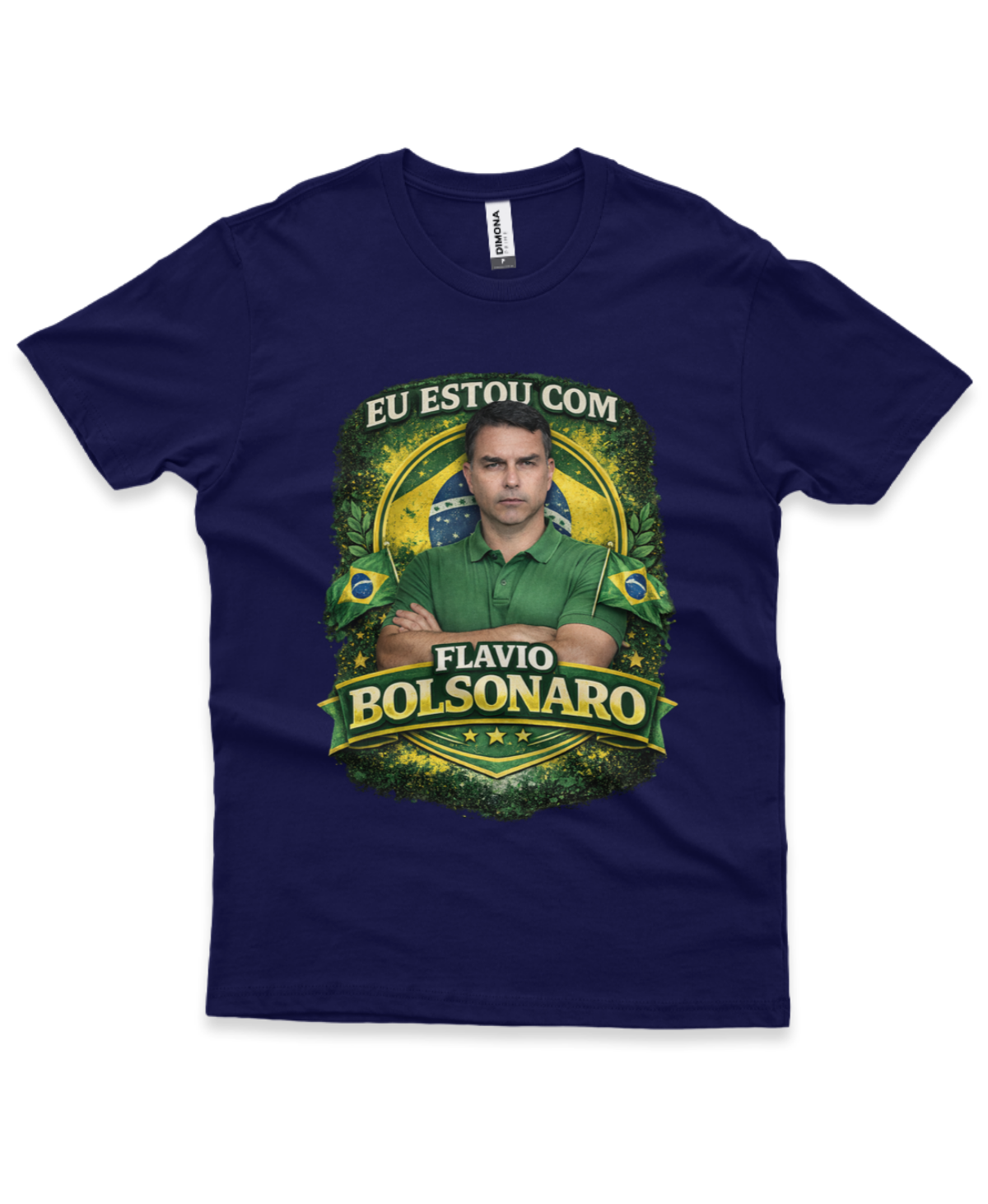 Camiseta - Estou Com Flávio Bolsonaro