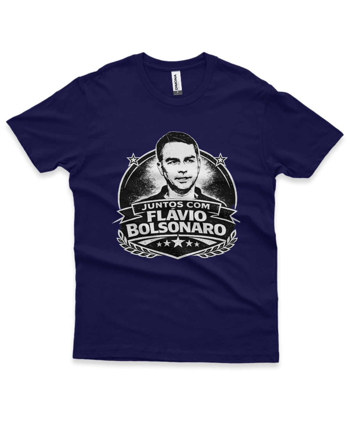 Camiseta - Juntos Com Flávio Bolsonaro