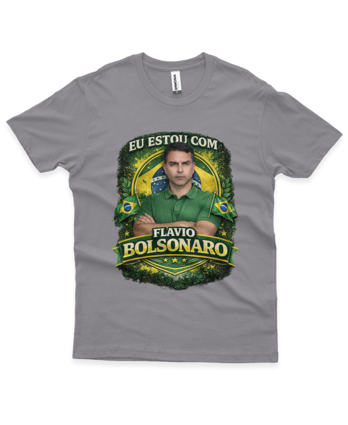 Camiseta - Estou Com Flávio Bolsonaro