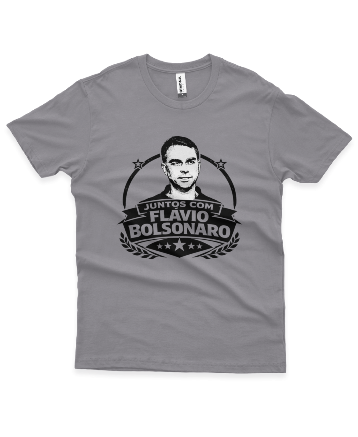 Camiseta - Juntos Com Flávio Bolsonaro