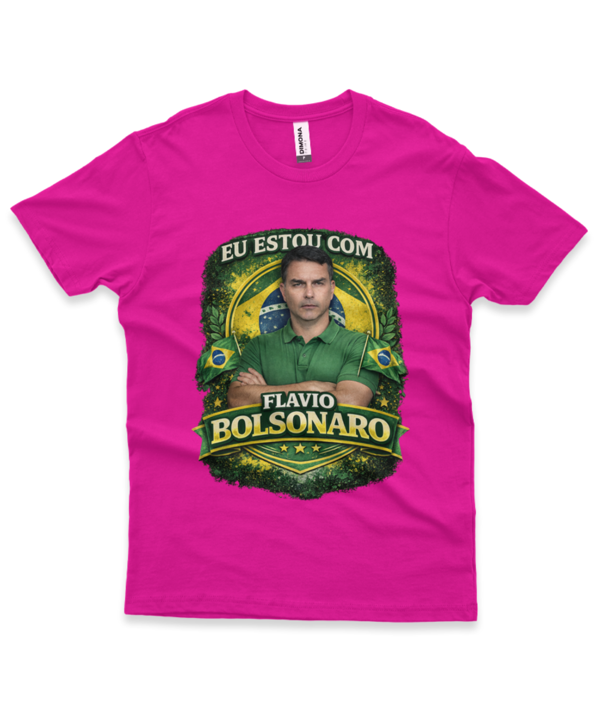 Camiseta - Estou Com Flávio Bolsonaro