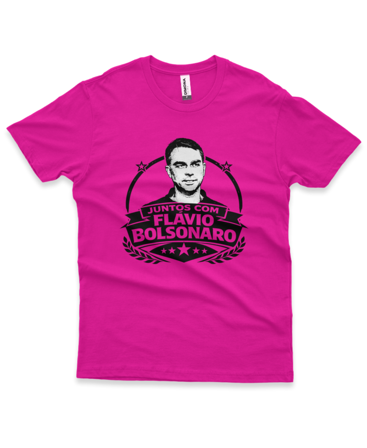 Camiseta - Juntos Com Flávio Bolsonaro