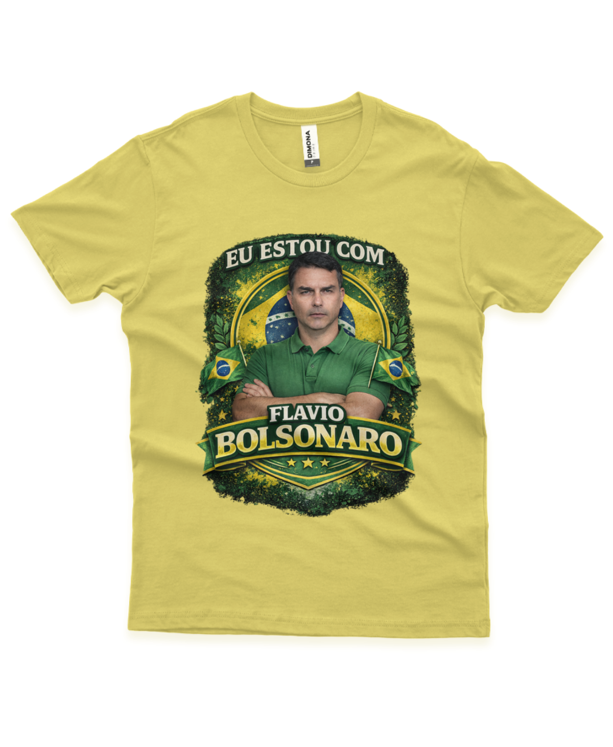Camiseta - Estou Com Flávio Bolsonaro