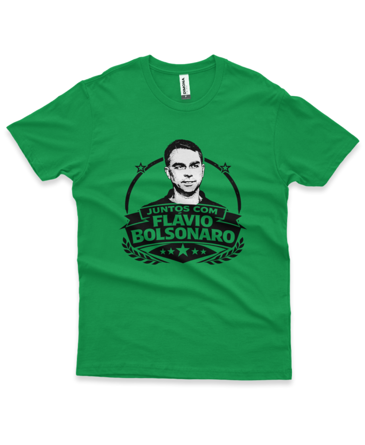 Camiseta - Juntos Com Flávio Bolsonaro