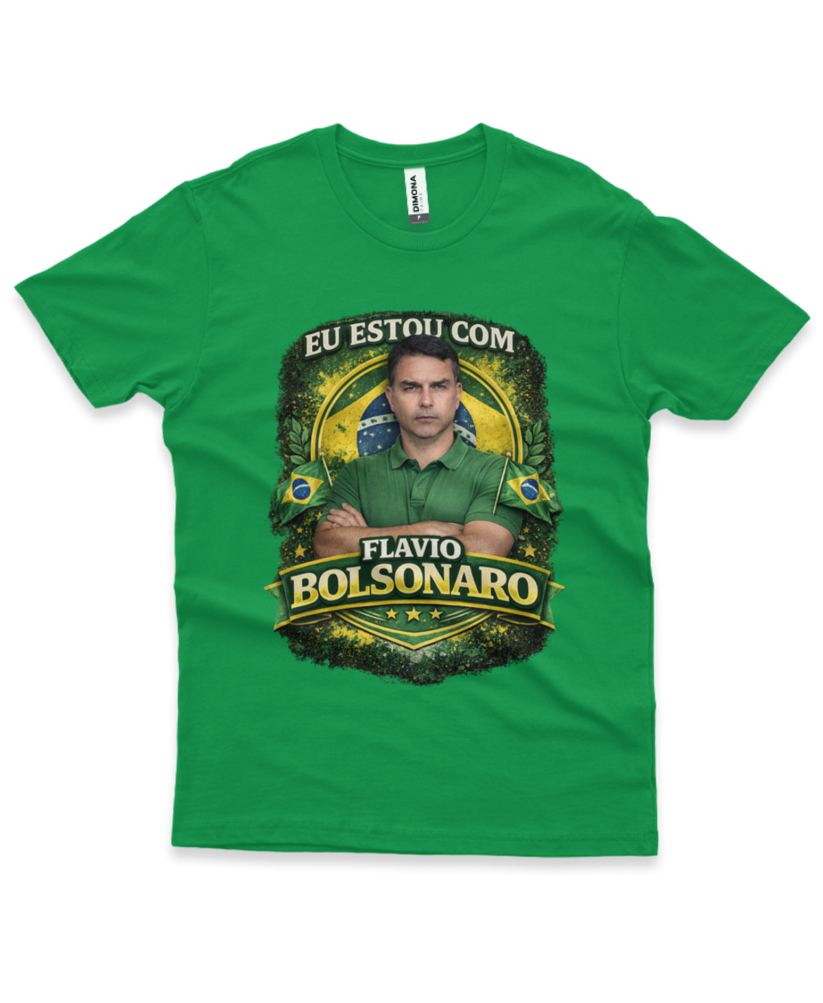 Camiseta - Estou Com Flávio Bolsonaro