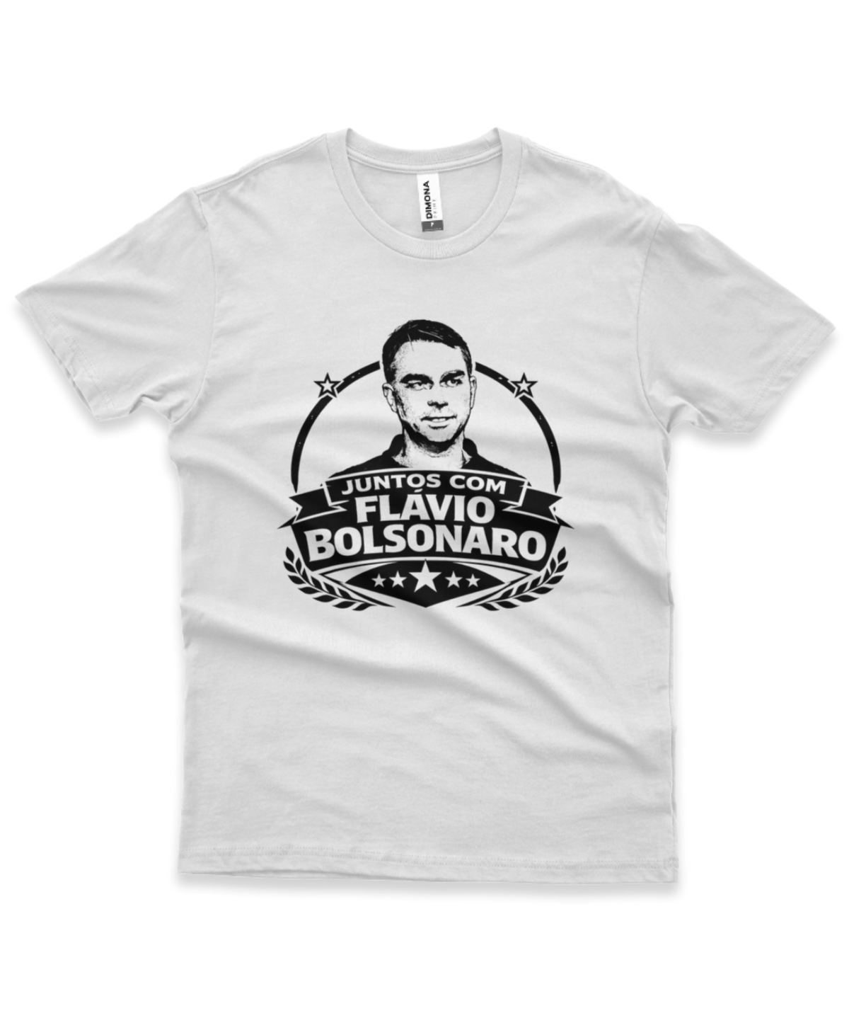 Camiseta - Juntos Com Flávio Bolsonaro