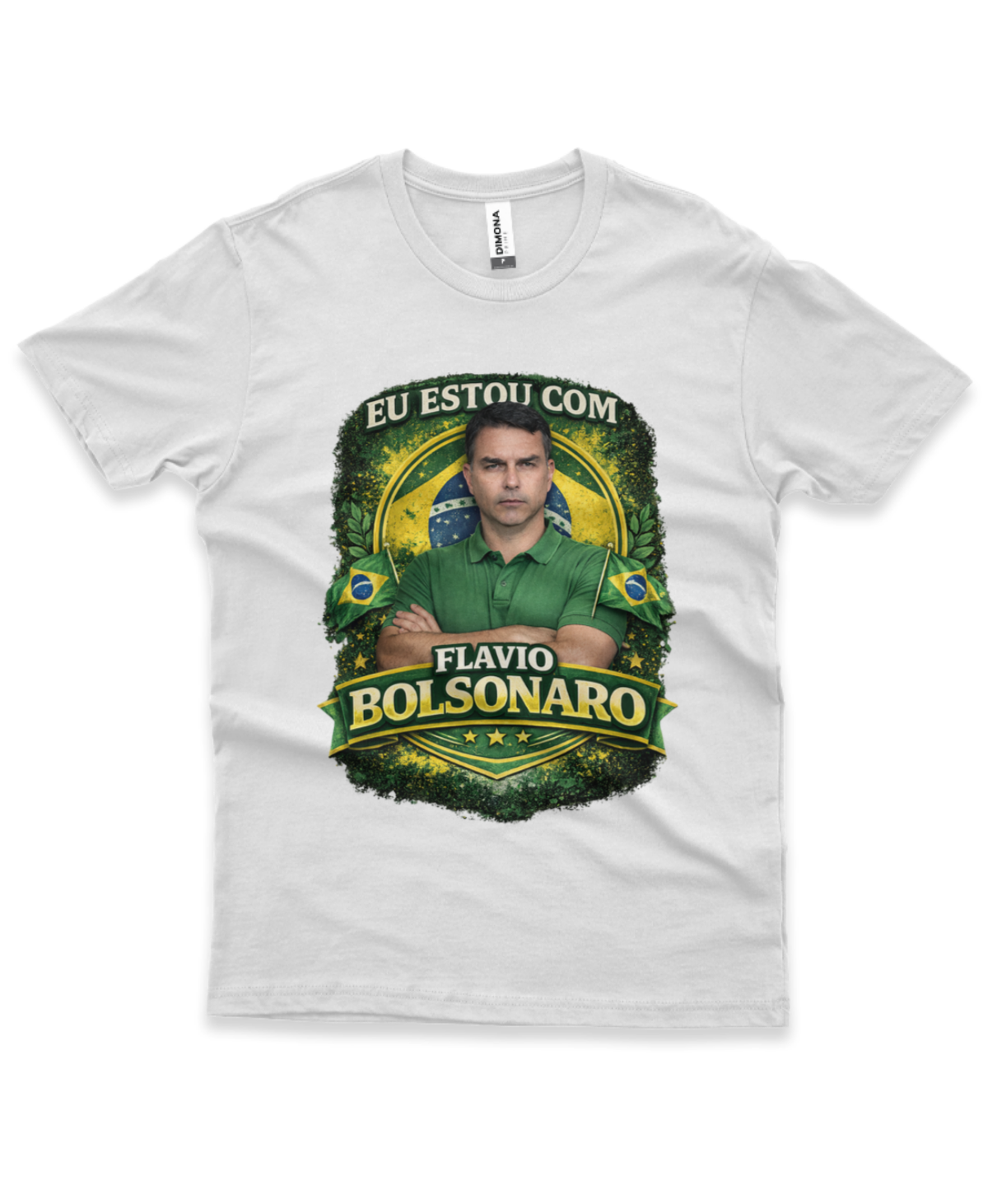 Camiseta - Estou Com Flávio Bolsonaro