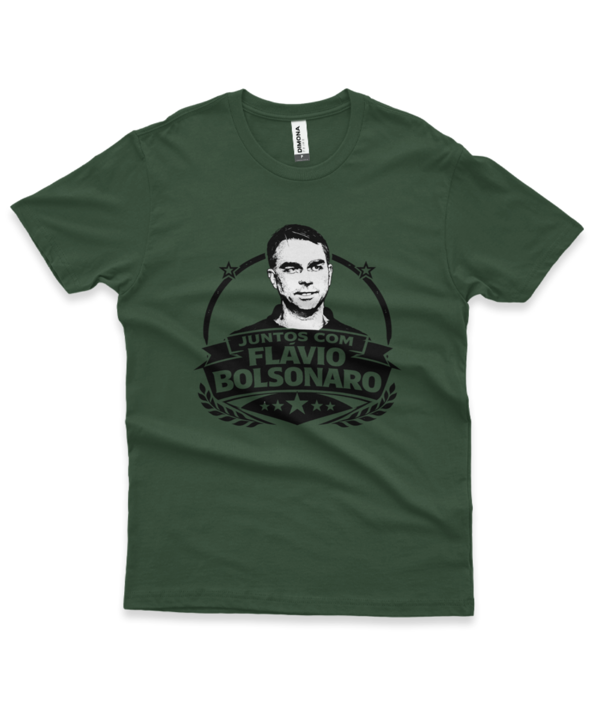 Camiseta - Juntos Com Flávio Bolsonaro